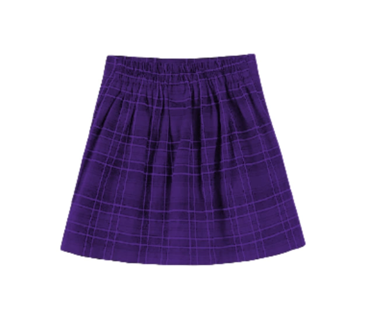 Plaid Purple Skirt